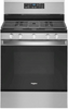 Whirlpool - 5.0 Cu. Ft. Freestanding Gas Range with Self-Cleaning and SpeedHeat Burner - Stainless steel WFG525S0JS
