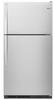 Whirlpool 33-inch Wide Top Freezer Refrigerator - 20 cu. ft. WRT311FZD(M/T/B/W/Z)