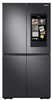 23 cu. ft. Smart Counter Depth 4-Door Flex™ refrigerator with Family Hub™ and Beverage Center in Black Stainless Steel RF23A9771SG/AA