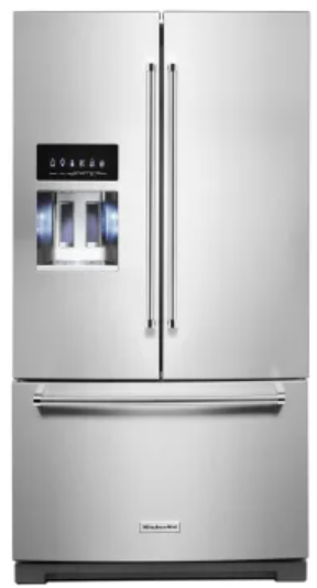 KitchenAid KRFF577KPS 36 Inch Freestanding French Door Refrigerator with 26.8 cu. ft Total Capacity