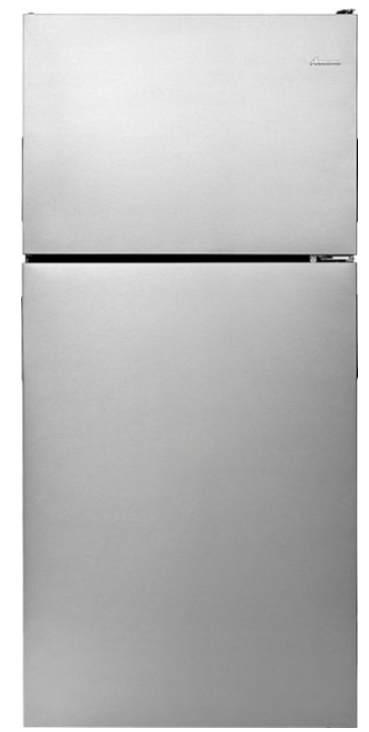 Amana - 18 Cu. Ft. Top-Freezer Refrigerator - Stainless Steel (ART318FFDS)