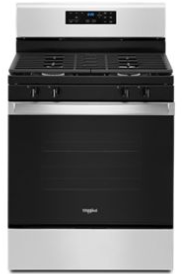 Whirlpool 5.0 Cu. Ft. Freestanding Gas Range with AccuBake(R) Temperature Management System - Stainless Steel WFG515S0MS