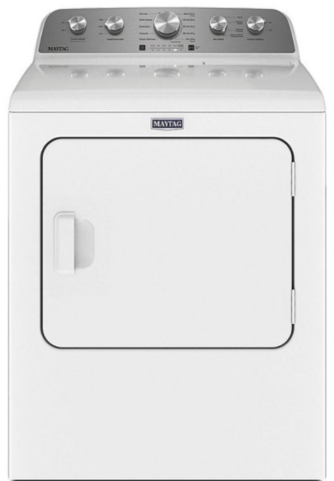 Maytag - 7.0 Cu. Ft. Gas Dryer with Steam Enhanced Cycles - White MGD5430MW