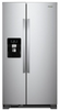 Whirlpool - 24.6 Cu. Ft. Side-by-Side Refrigerator - WRS335SDH(M/W)