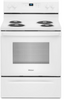 Whirlpool WFC315S0JW 30 Inch Freestanding Electric Range with 4 Coil Elements, 4.8 cu. ft. Oven Capacity, Storage Drawer, Self Cleaning Technology, Keep Warm Setting and Upswept SpillGuard™ Cooktop: White