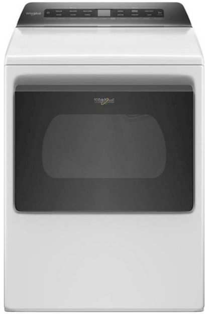 Whirlpool - 7.4 Cu. Ft. Smart Gas Dryer with Intuitive Controls - White. WGD6120HW