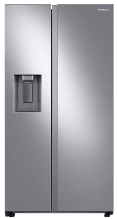 Samsung - 22 Cu. Ft. Side-by-Side Counter-Depth Refrigerator - Stainless Steel RS22T5201SR