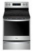Whirlpool - 6.4 Cu. Ft. Self-Cleaning Freestanding Electric Convection Range - Stainless Steel WFE775H0HZ