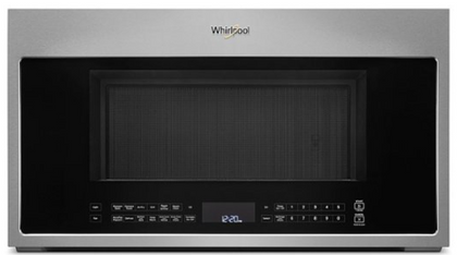 Whirlpool - 1.9 Cu. Ft. Convection Over-the-Range Microwave with Air Fry Mode - Stainless Steel WMH78519LZ