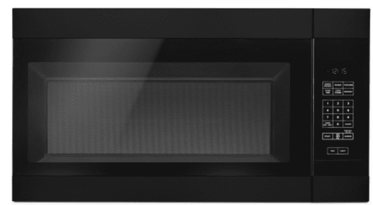 Amana - 1.6 Cu. Ft. Over-the-Range Microwave - Black AMV2307PFB