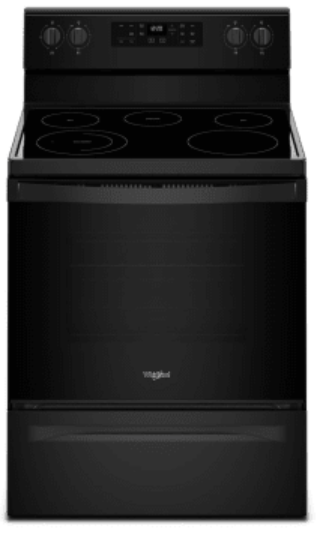 Whirlpool Glass Top Electric Range 30 Inch Free Standing