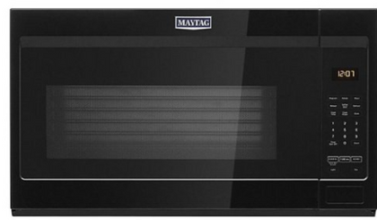 Maytag 1000W Built-In Microwave Hood Combo - 1.7 cu ft - Black - MMV1175JB