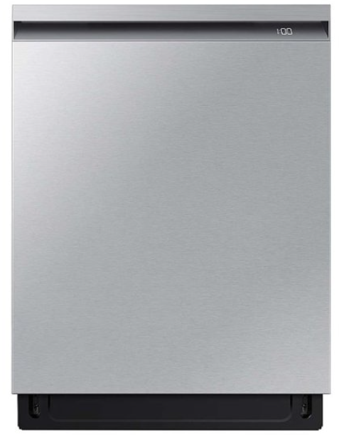 Samsung - Smart 44dBA Dishwasher with StormWash+ - Stainless Steel DW80B6060US