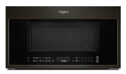 Whirlpool - 1.9 Cu. Ft. Convection Over-the-Range Microwave with Air Fry Mode - Black Stainless Steel WMH78519LV