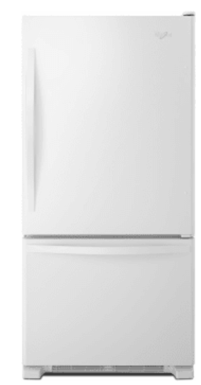 Whirlpool WRB322DMBW 33 Inch Bottom-Freezer Refrigerator with FreshFlow Preserver
