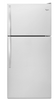 Whirlpool WRT318FMDM 30 Inch Top Freezer Refrigerator with 18 cu. ft. Total Capacity, Adjustable Glass Shelves, Crisper Drawers, Flexi-Slide Bin, Dairy Bin, Electronic Temperature Controls, and Factory-Installed Icemaker: Stainless Steel