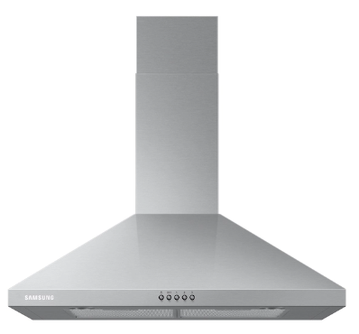 Samsung NK30R5000WS/AA 30 Inch Wall Mount Chimney Style Range Hood with LED Lights, 3-Speed Ventilation, Mechanical Controls, 70 dBA Noise Level, 390 CFM and ADA Compliant: Stainless Steel
