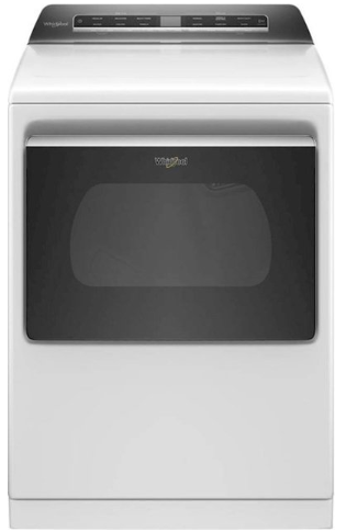 Whirlpool - 7.4 Cu. Ft. Smart Gas Dryer with Steam and Intuitive Controls - White WGD7120HW