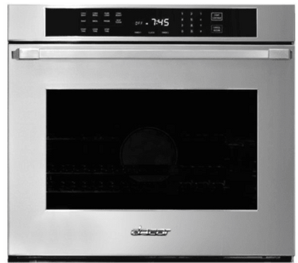 Dacor Professional HWO130PS 30 Inch Single Wall Oven with 4.8 cu. ft. Capacity, SoftShut™ Hinges, GreenClean™ Steam Cleaning Technology, Rapidheat™ Broil Element, Sabbath Mode and 2 Glide Rack: Stainless Steel, Pro Handle