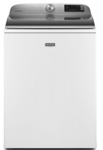 Maytag MVW6230RHW 28 Inch Top Load Smart Washer with 4.7 Cu. Ft. Capacity, Advanced Vibration Control™, Power™ Agitator, Extra Power Button, Wi-Fi Enabled, 11 Wash Cycles, Auto-Sensing, Deep Fill, Quick Wash, and Wrinkle Control