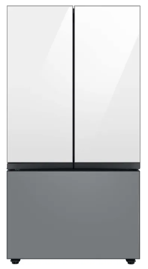 Samsung Bespoke 3-Door French Door Refrigerator (24 cu. ft.) with Beverage Center™ in Panel Ready RF24BB6600AP