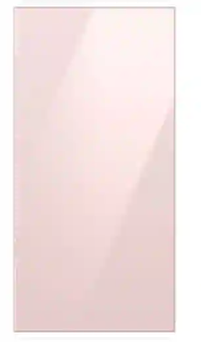 Bespoke 4-Door French Door Refrigerator Panel in Pink Glass - Top Panel RA-F18DU4P0/AA