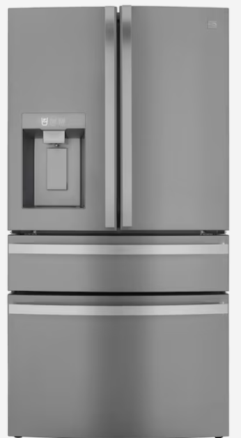 Kenmore 111.72795120 29.6-cu ft 4-Door Smart French Door Refrigerator with Ice Maker (Fingerprint Resistant Stainless Steel) ENERGY STAR