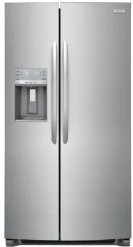 Frigidaire Gallery Series GRSS2652AF 36 Inch Freestanding Side by Side Refrigerator with 25.6 Cu. Ft. Total Capacity