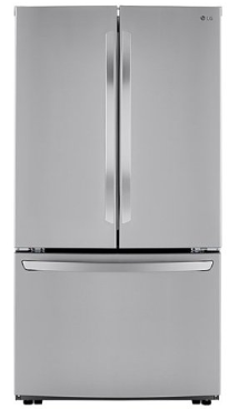 LG - 28.7 Cu. Ft. 3-Door French Door Refrigerator with Ice Plus - Stainless Steel LRFCS29D6S