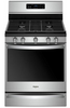 Whirlpool - 5.8 Cu. Ft. Self-Cleaning Freestanding Gas Convection Range - Stainless Steel WFG775H0HZ
