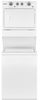 Whirlpool WETLV27HW 27 Inch Electric Laundry Center with 9 Wash Cycles, AutoDry™, Wrinkle Shield™ Option, Dual Action Agitator, Fabric Softener Dispenser, Bleach Dispenser, 4 Drying Cycles, 3.5 cu. ft. Washer Capacity, 5.9 cu. ft. Dryer Capacity