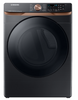 Samsung -7.5 cu. ft. Smart Electric Dryer with Steam Sanitize+ and Sensor Dry - Brushed Black DVE50BG8300V