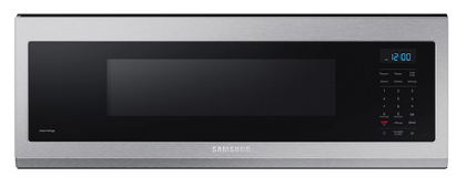 Samsung 1.1 cu. ft. Smart SLIM Over-the-Range Microwave with 400 CFM Hood Ventilation, Wi-Fi & Voice Control in Stainless Steel ME11A7510DS