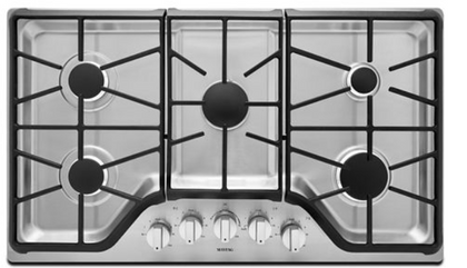 Maytag 36-inch wide gas cooktop with Duraguard™ protective finish MGC9536DS