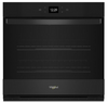 Whirlpool 5.0 Cu. Ft. Single Wall Oven with Air Fry When Connected WOES5030LB