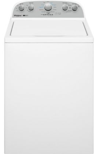 Whirlpool 3.8-3.9 Cu. Ft. Whirlpool® Top Load Washer with Removable Agitator WTW4957PW