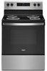 Whirlpool WFC315S0JS 30 Inch Freestanding Electric Range with 4 Coil Elements, 4.8 cu. ft. Oven Capacity, Storage Drawer, Self Cleaning Technology, Keep Warm Setting and Upswept SpillGuard™ Cooktop: Stainless Steel