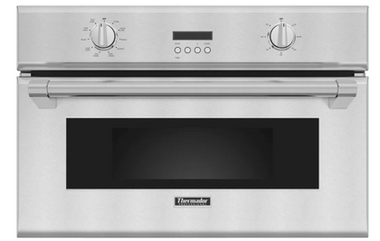 Thermador Professional Series PSO301M 30 Inch Single Steam Convection Wall Oven with 1.4 cu. ft. Capacity, CookControl Temperature Probe, Steam Convection Mode and Frameless Professional Design