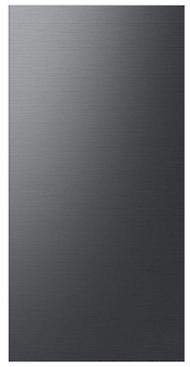 Bespoke 4-Door French Door Refrigerator Panel in Matte Black Steel - Top Panel RA-F18DU4MT / RA-F18DU4MT/AA