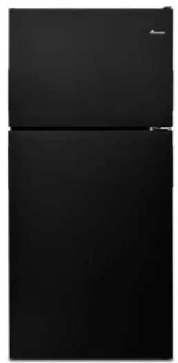 Amana - 18.2 Cu. Ft. Top-Freezer Refrigerator - Black ART308FFDB