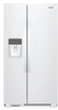 Whirlpool - 24.6 Cu. Ft. Side-by-Side Refrigerator - WRS335SDH(M/W)