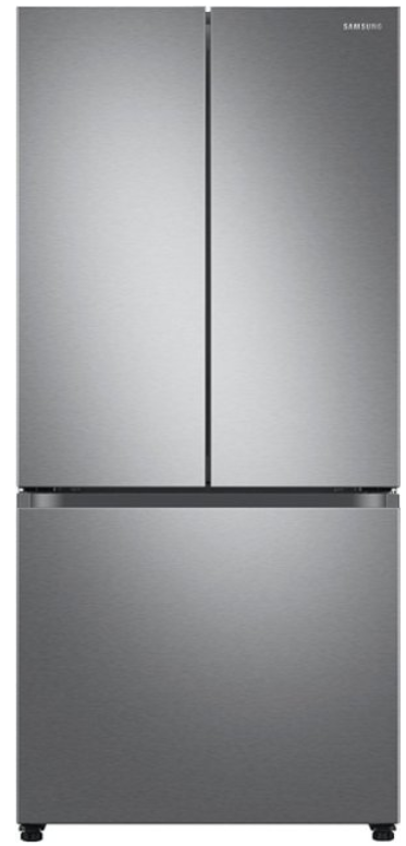 Samsung - 25 cu. ft. 3-Door French Door Smart Refrigerator with Dual Auto Ice Maker - Stainless Steel RF25C5151SR