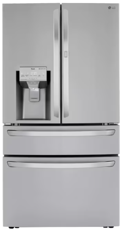 LG LRMDC2306S 23 cu. ft. Smart Counter-Depth Refrigerator with Craft Ice™