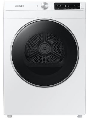 Samsung - 4.0 Cu. Ft. Stackable Smart Electric Dryer with AI Smart Dial - White DV25B6900EW