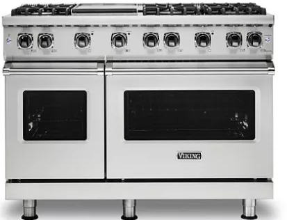 Viking 5 Series VGR5486GSS 48 Inch Freestanding Gas Range with 6 Sealed Burners