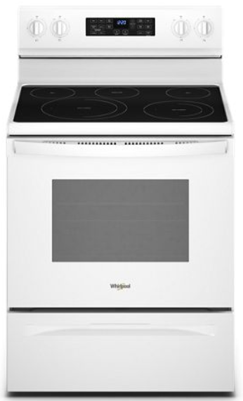 Whirlpool® 5.3 Cu. Ft. Electric 5-in-1 Air Fry Oven WFE550S0LW