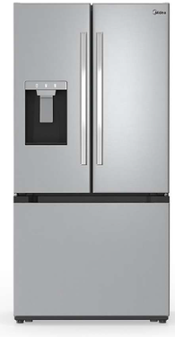 Midea 29.3 Cu. Ft. Standard Depth Dual Ice 3-Door French Door Refrigerator MRF29D6AST