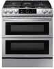 6.3 cu. ft. Flex Duo™ Front Control Slide-in Dual Fuel Range with Smart Dial, Air Fry, and Wi-Fi in Stainless Steel NY63T8751SS/AA