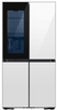 Samsung - Bespoke 29 Cu. Ft. 4-Door Flex French Door Refrigerator with Beverage Zone and Auto Open Door - White Glass RF29DB970012AA