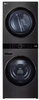 LG WKHC202HBA LG WashTower™ Single Unit Front Load 4.5 cu. ft. Washer and 7.2 cu. ft. Heat Pump Ventless Dryer